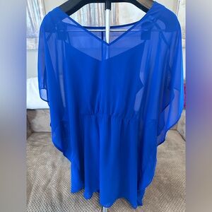 Express Royal Blue dress